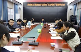 【教育整顿•学习教育】安乡县委政法委召开党史学习教育“学史明理”专题研讨会