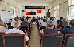 县委常委、政法委书记王志明同志深入基层 讲党课